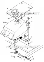FUEL TANK BIG BOSS 6X6 400L W97AE38A (4940814081A013)