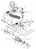 FUEL TANK XPLORER 300 W98CC28C (4945264526A014)