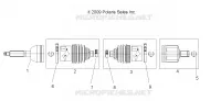 DRIVE TRAIN, FRONT DRIVE SHAFT