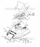 HOOD ASSEMBLY LITE/0933433,STARLITE/0933427 AND  LITE DELUXE/0933431 (4922972297005A)
