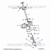 STEERING POST  AND EPS
