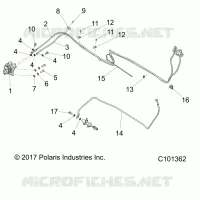 BRAKES, REAR BRAKE LINES
