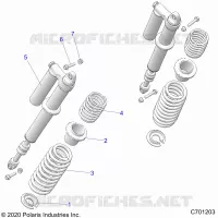 SUSPENSION, REAR SHOCK MOUNTING