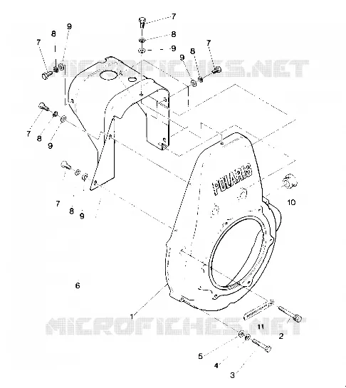 BLOWER HOUSING STAR TRAK (4912731273022A)