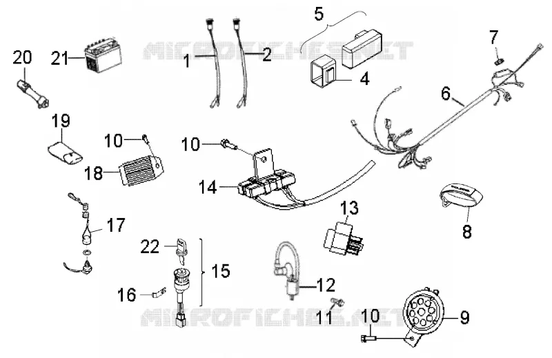 SWITCHES, HARNESS and INDICATORS