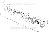 DRIVEN CLUTCH 600 XCR SP 0965677 AND EUROPEAN 600 XCR SP E965677 (4932063206C002)