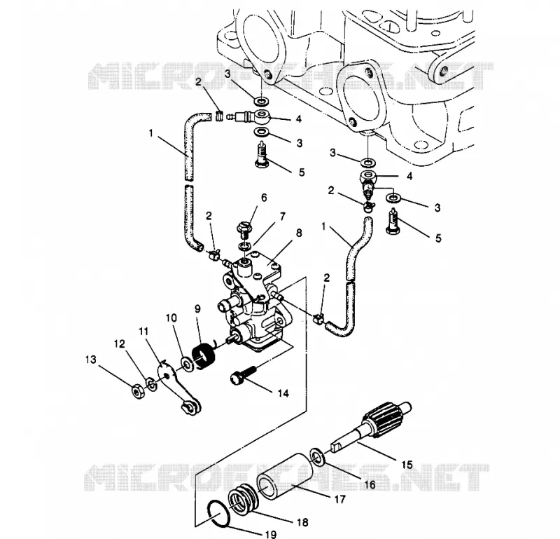 OIL PUMP WIDETRAK LX 0962064 AND EUROPEAN WIDETRAK LX E962064 (4931643164C014)