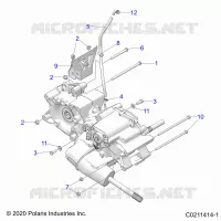 DRIVE TRAIN, MAIN GEARCASE MOUNTING