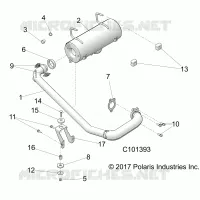 ENGINE, EXHAUST SYSTEM