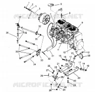ENGINE MOUNTING XLT TOURING 0952857 AND  EUROPEAN XLT TOURING E952857 (4929172917C004)