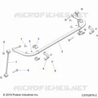 SUSPENSION, REAR STABILIZER BAR