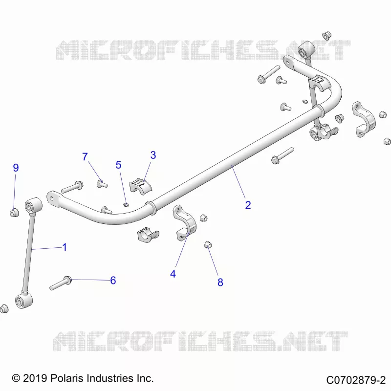 SUSPENSION, REAR STABILIZER BAR