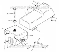 SEAT   GAS TANK WIDETRAK LX 0962064 AND EUROPEAN WIDETRAK LX E962064 (4931643164A006)