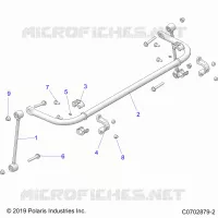 SUSPENSION, REAR STRUT STABILIZER
