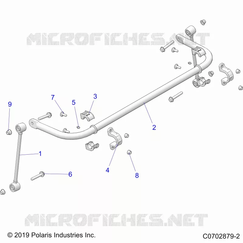 SUSPENSION, REAR STRUT STABILIZER