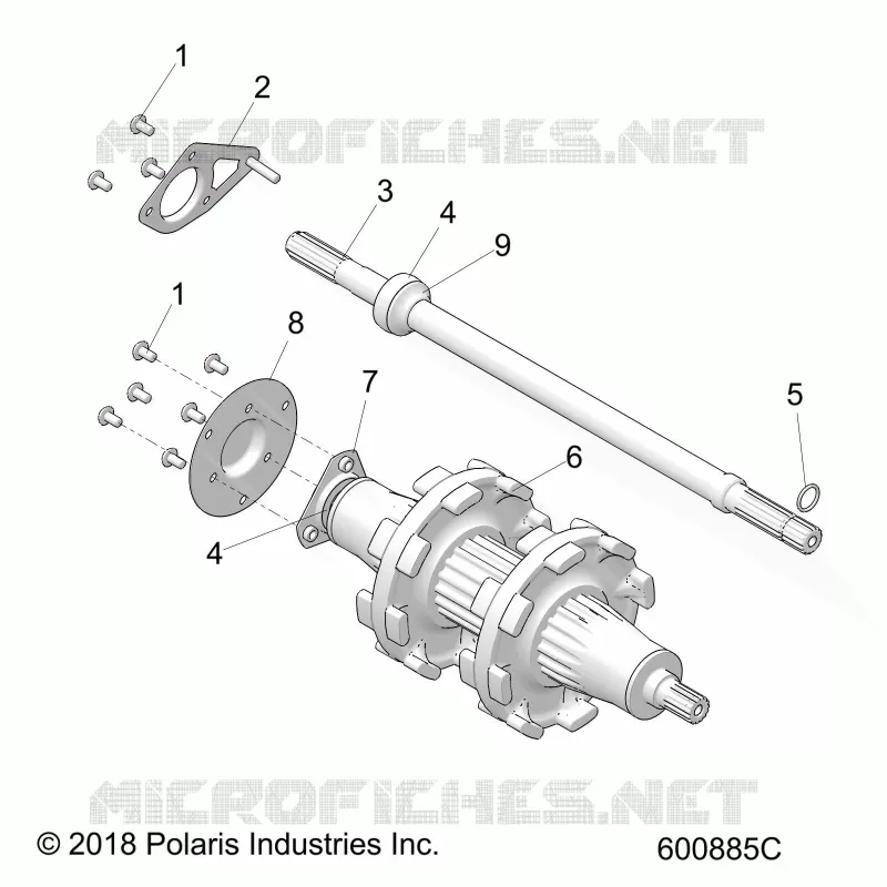 DRIVE TRAIN, JACKSHAFT AND DRIVE SHAFT