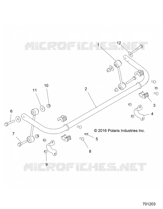 SUSPENSION, REAR STABILIZER BAR