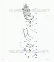 SEAT ASM. AND SLIDER