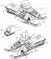 HOOD-DECALSSS 500 EFI E942774 AND   EFI SKS E942574 (49274127410009)