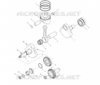 CRANKSHAFT AND PISTON