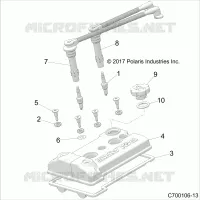 ENGINE, VALVE COVER