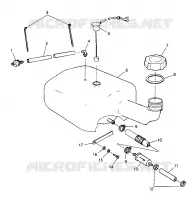 OIL TANK SLTX B964590 AND INTL. SLTX I964590 (4935783578A014)