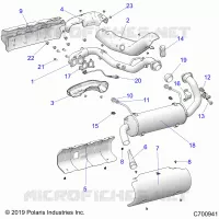 ENGINE, EXHAUST SYSTEM
