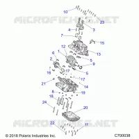 ENGINE, CRANKCASE AND CRANKSHAFT