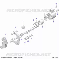 BRAKES, REAR CALIPER