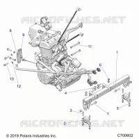 ENGINE, MOUNTING