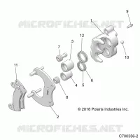 BRAKES, REAR CALIPER