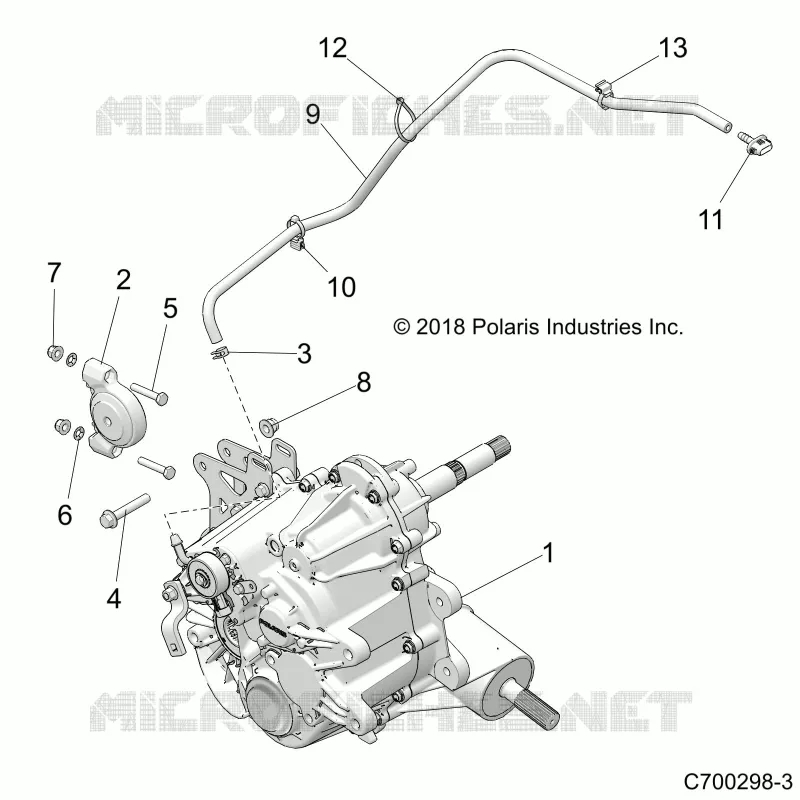 DRIVE TRAIN, MAIN GEARCASE MOUNTING