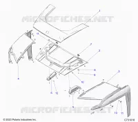 HOOD AND FRONT FENDERS