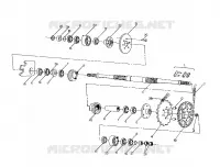 MIDDLE DRIVE ASSEMBLY ASSEMBLY 250 6X6 / W928727 (4922842284027A)