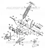 SWING ARM   SHOCK TRAIL BOSS W938527 (4924072407018A)