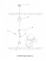 ENGINE, CARBURETOR BRACKET