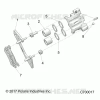 FRONT BRAKE CALIPER