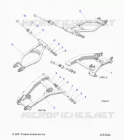 REAR SUSPENSION CONTROL ARMS