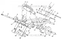 FRONT TORQUE ARM 440 XCR 0971660 (4937893789B010)