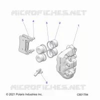 BARKE CALIPER ASM.