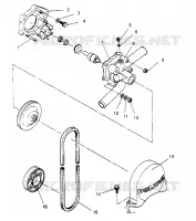 WATER PUMP RXL TOURING 0950869 (4928982898C013)