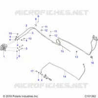 BRAKES, REAR BRAKE LINES
