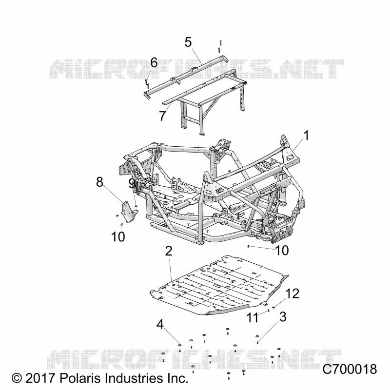 CHASSIS, MAIN FRAME AND SKID PLATES