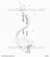 ENGINE, IGNITION COILS AND SPARK PLUGS