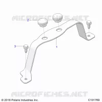 ENGINE, AIR INTAKE SYSTEM BRACKET