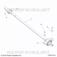 DRIVE TRAIN, REAR PROP SHAFT