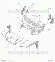 HOOD, LINER, FRONT FENDERS,  PILLARS