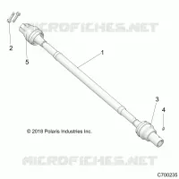 DRIVE TRAIN, REAR PROP SHAFT