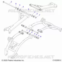 REAR SUSPENSION CONTROL ARM MOUNTING