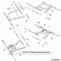REAR SUSPENSION CONTROL ARMS